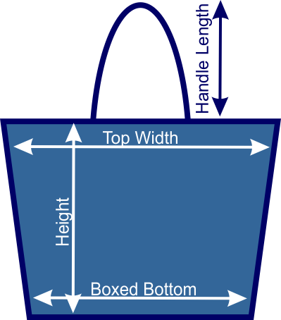 dimensions of tote bag