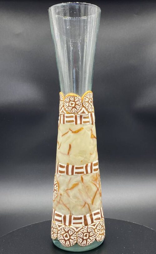 Egyptian look bud vase