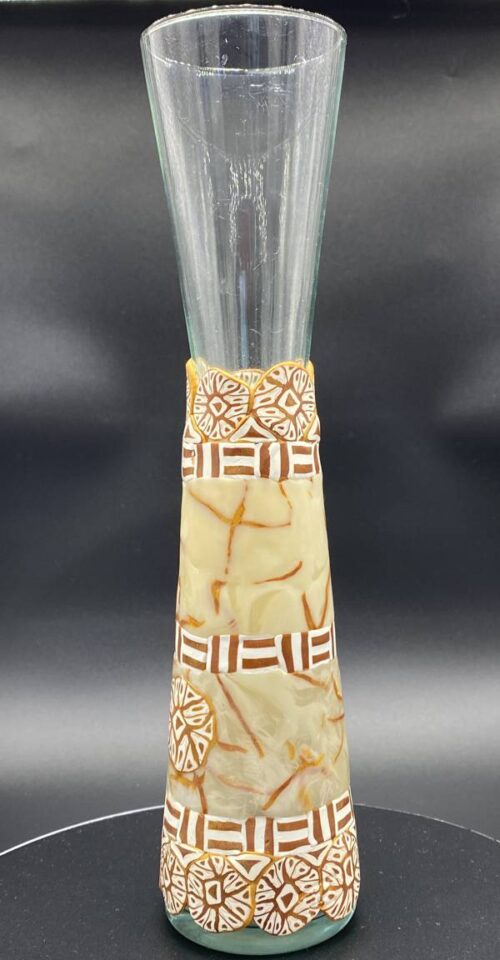 Egyptian look bud vase b